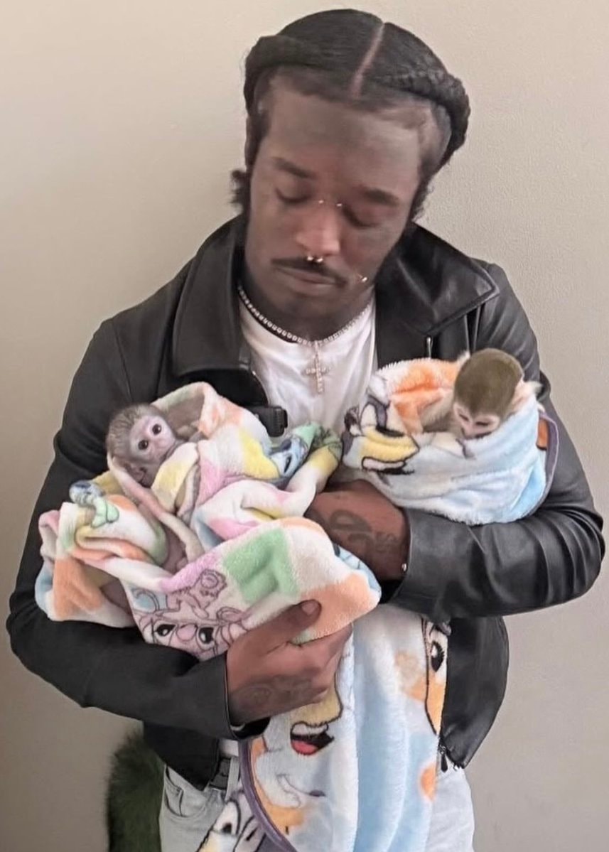 Lil Uzi Vert pet monkey photos