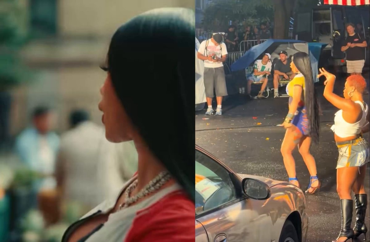 Cardi B AH HA music video and BTS