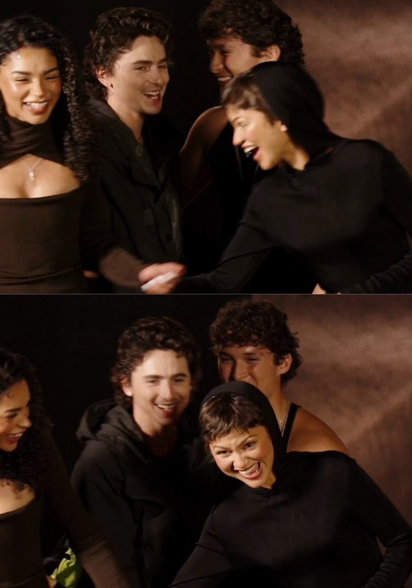 Dune Part Three press with Chalamet and Zendaya