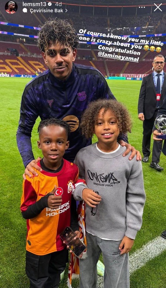 Mario Lemina on Lamine Yamal