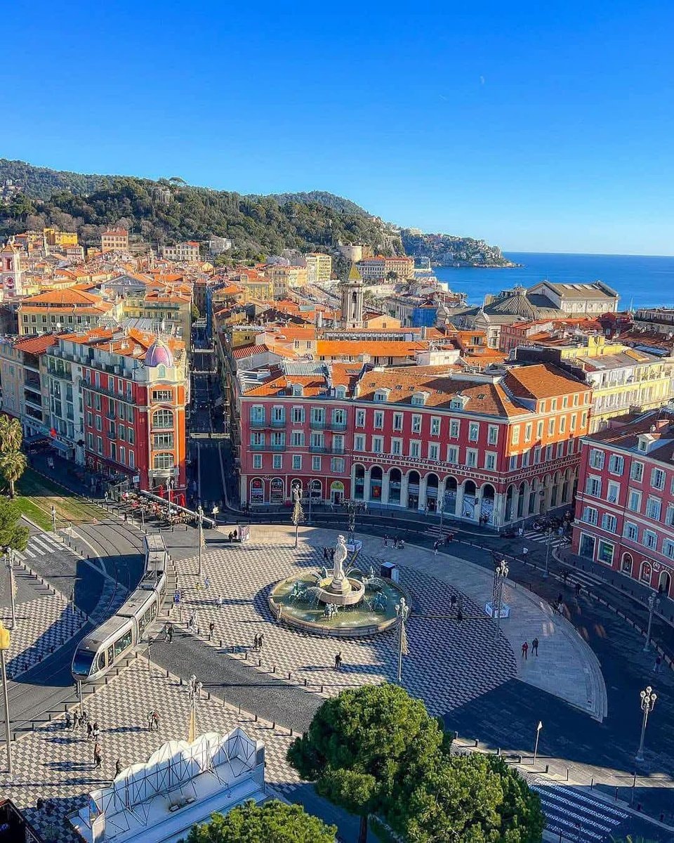 Nice France city square Nice France city square