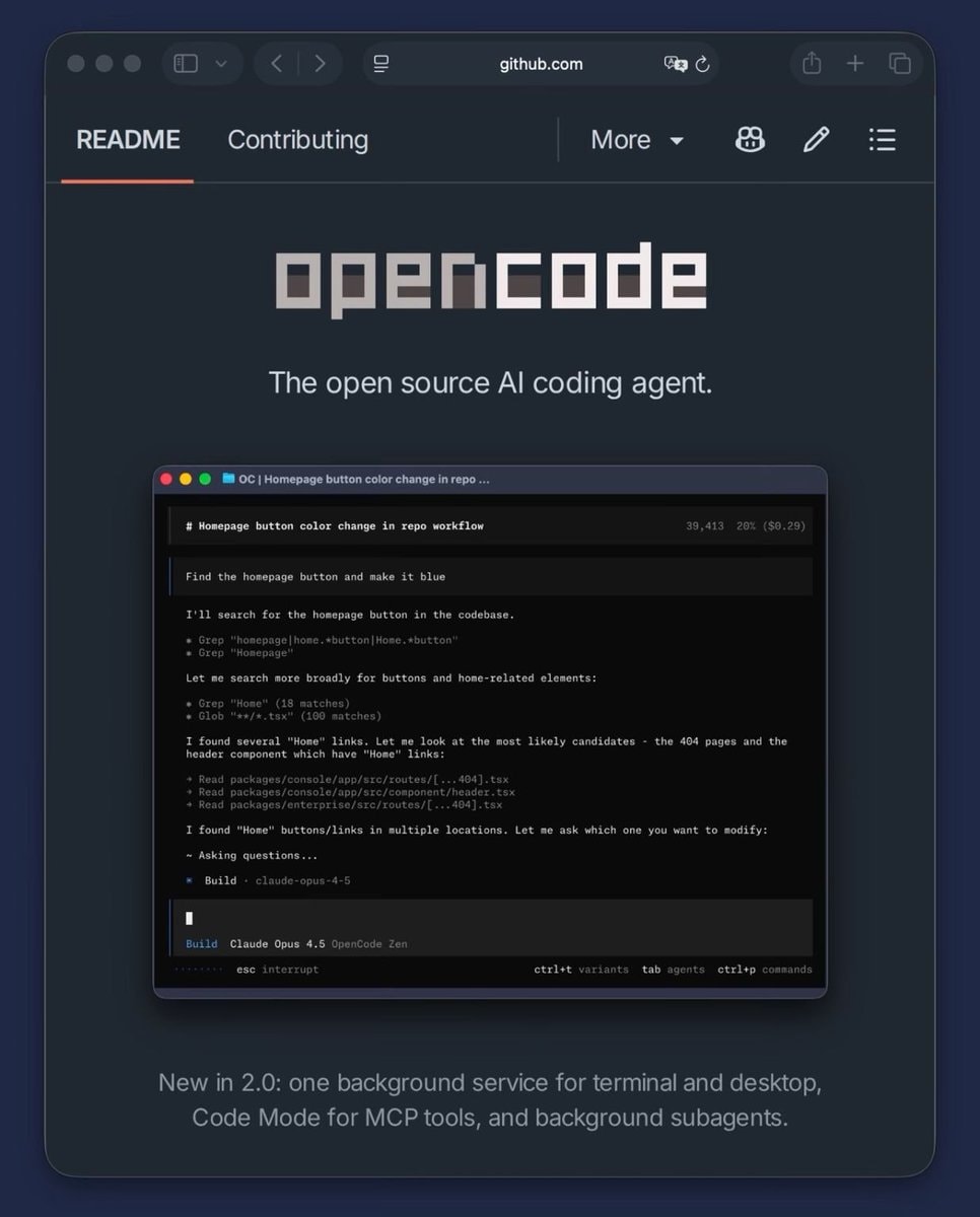 OpenCode 2.0 release OpenCode 2.0 release