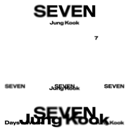 Jungkook Latto Seven anniversary (photo 2 of 2)