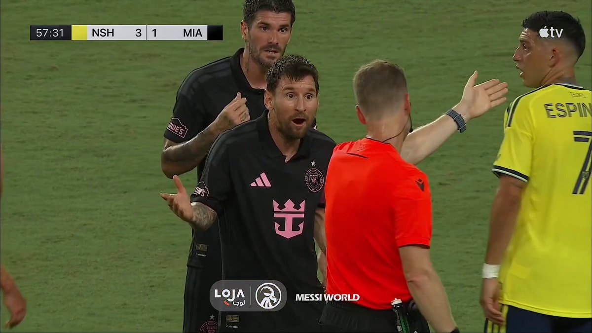 Lionel Messi Inter Miami reaction