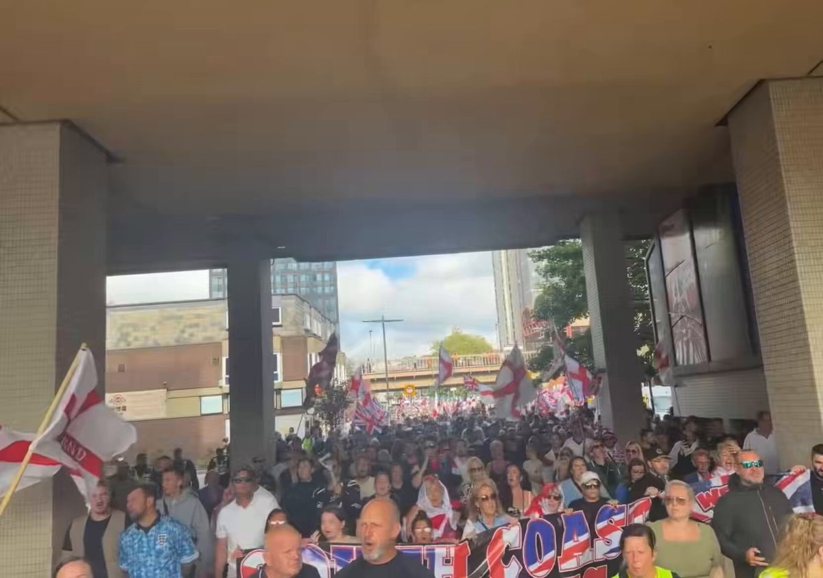 Portsmouth City Centre protest