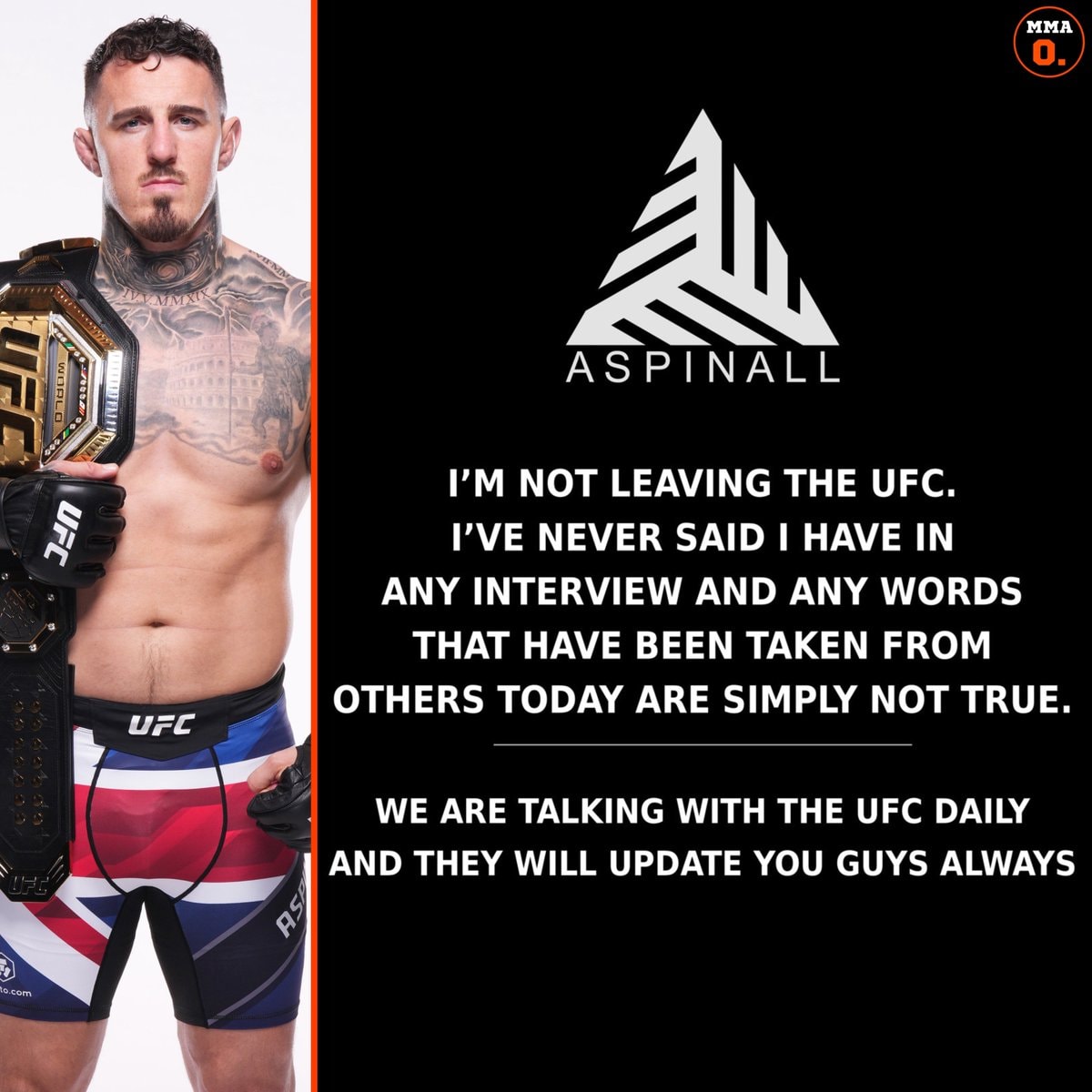 Tom Aspinall Union Jack shorts Tom Aspinall Union Jack shorts