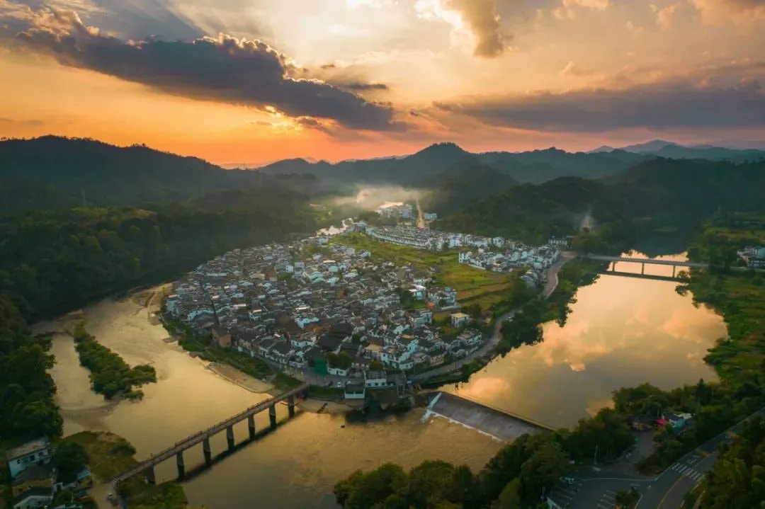 Wangkou Village Jiangxi sunset (photo 2 of 4)