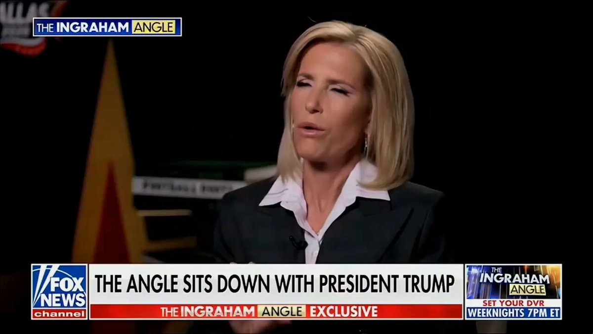 Trump saves country quote Ingraham Angle