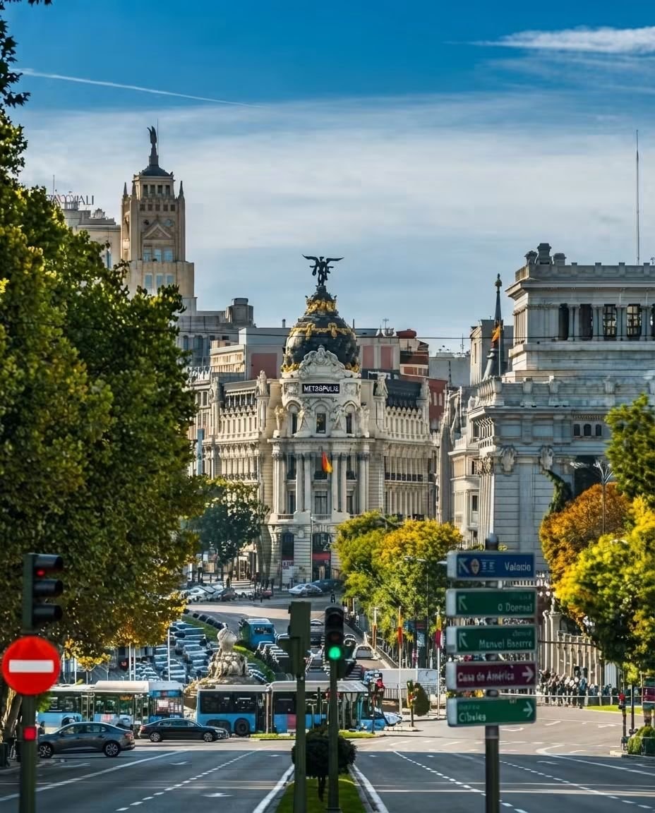 Madrid Spain cityscape