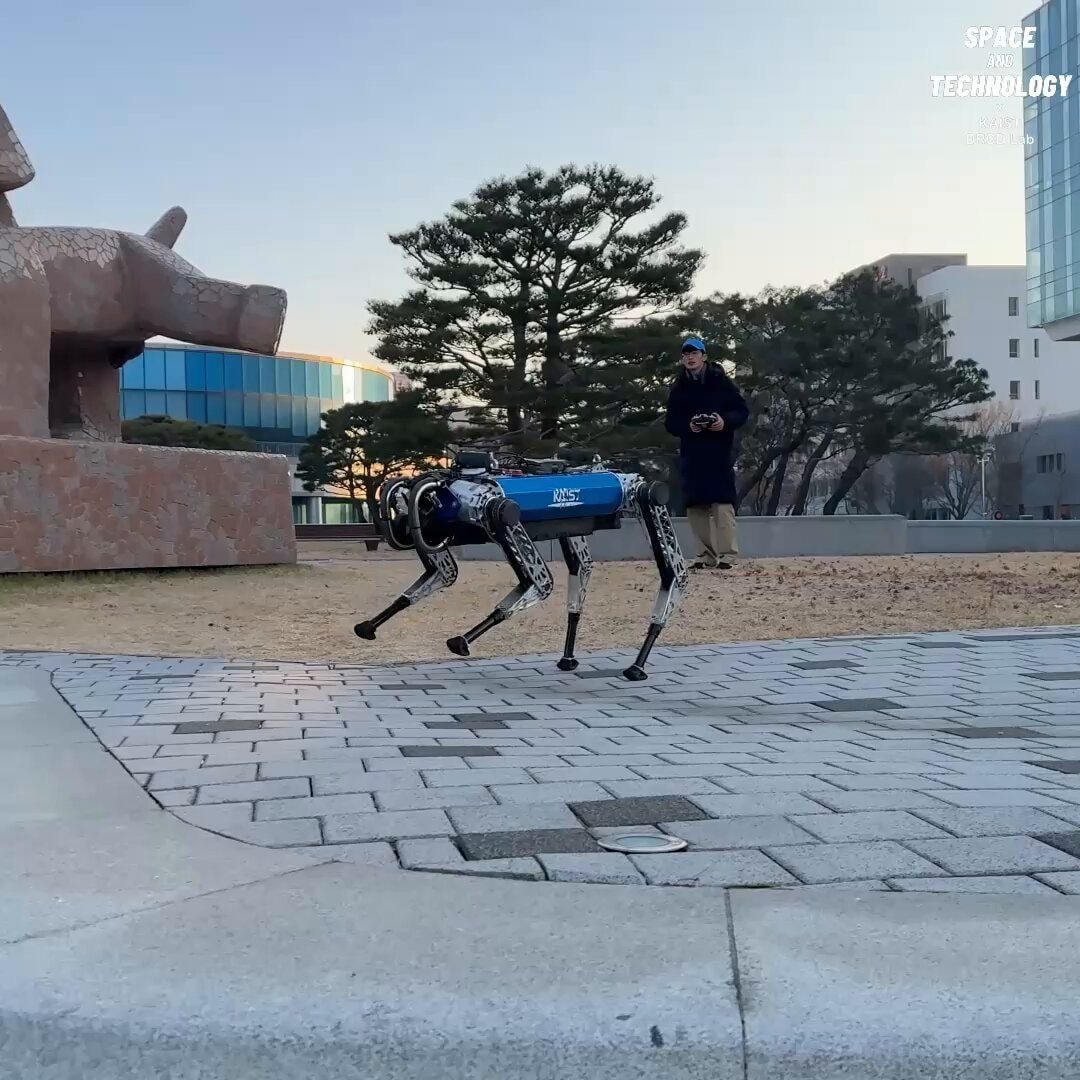 KAIST quadrupedal robot APT-RL