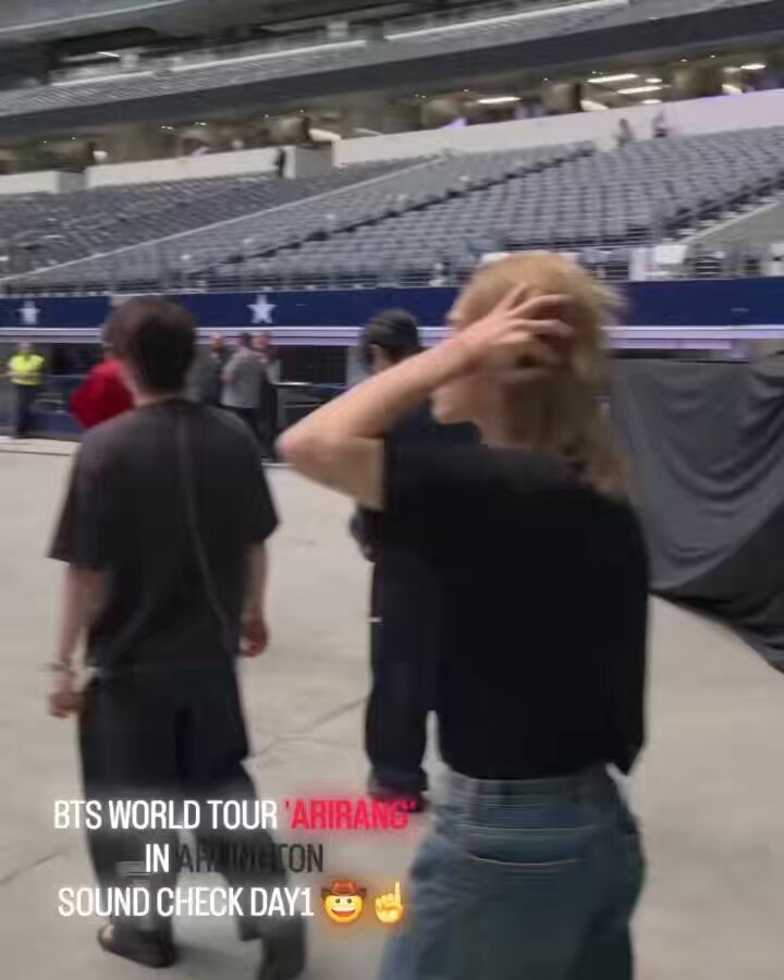 BTS WORLD TOUR ARIRANG HOBI Arlington Soundcheck