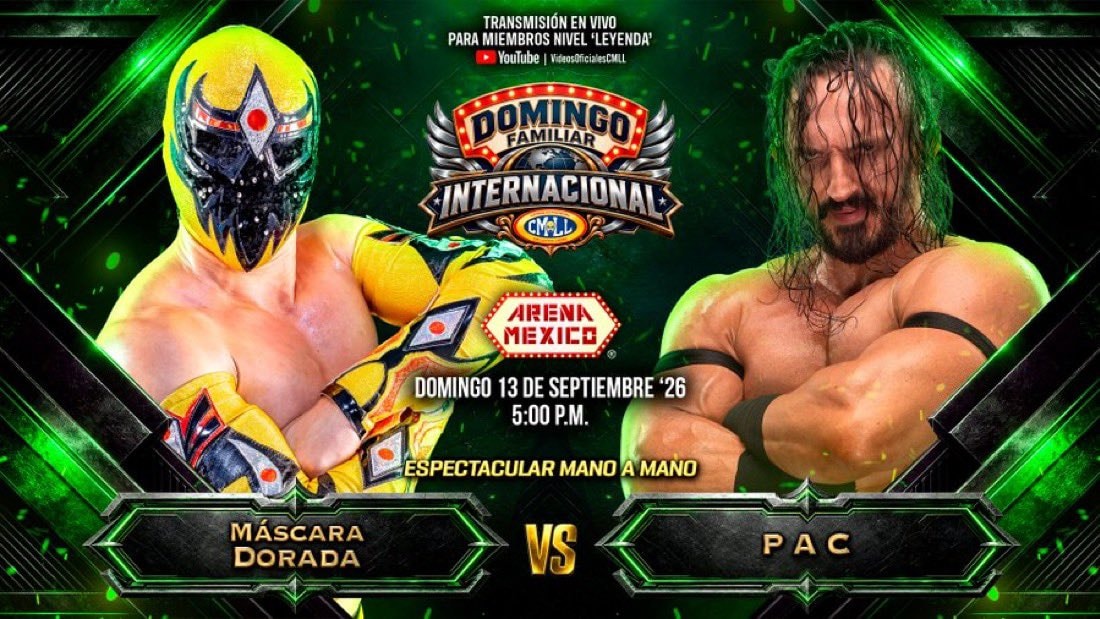 Mascara Dorada vs PAC Arena Mexico