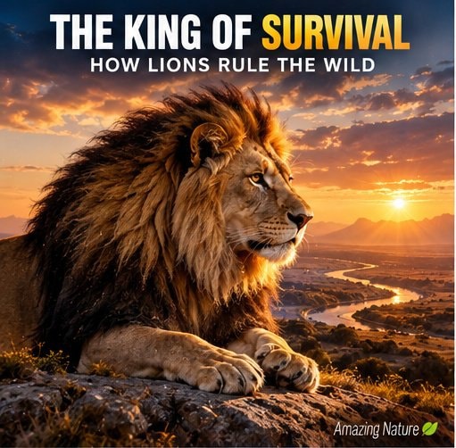 Lion King of Survival African Plains
