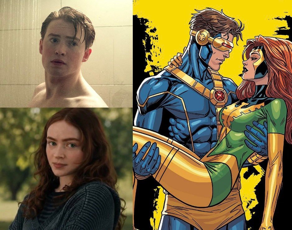 Kit Connor Sadie Sink Cyclops Jean Grey MCU