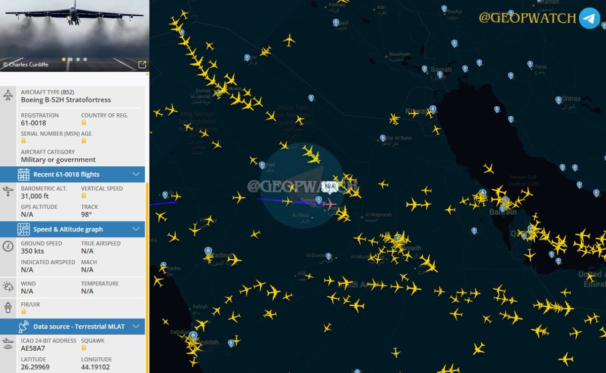 US B-52H Stratofortress 61-0018