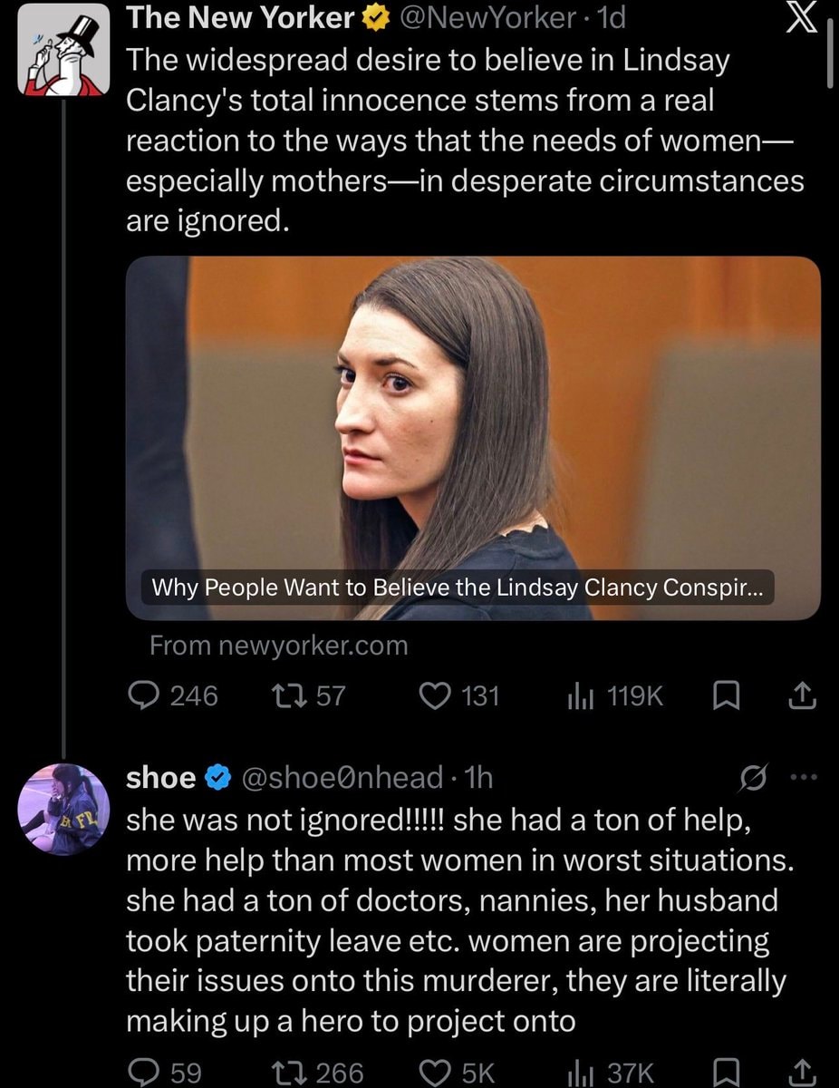 Shoe0nHead responds to New Yorker Lindsay Clancy article Shoe0nHead responds to New Yorker Lindsay Clancy article