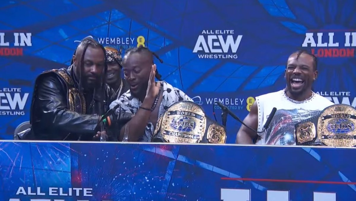 Kofi calls Austin Creed Woods at AEW All In