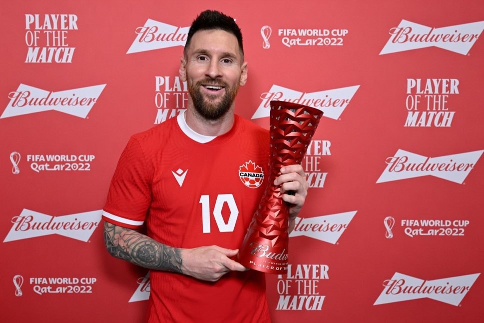 Lionel Messi MOTM Canada Morocco