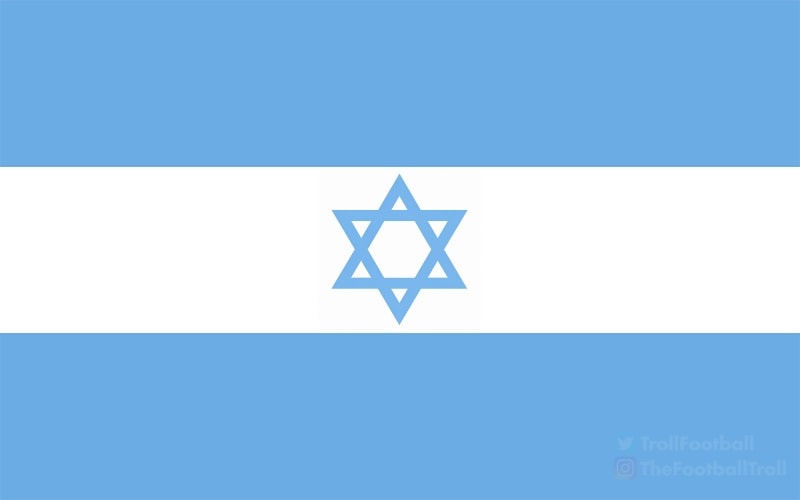 Argentina Israel flag joke