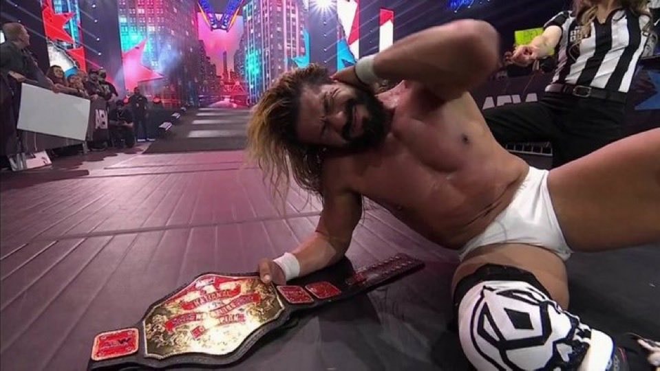 Andrade retains National Title vs PAC
