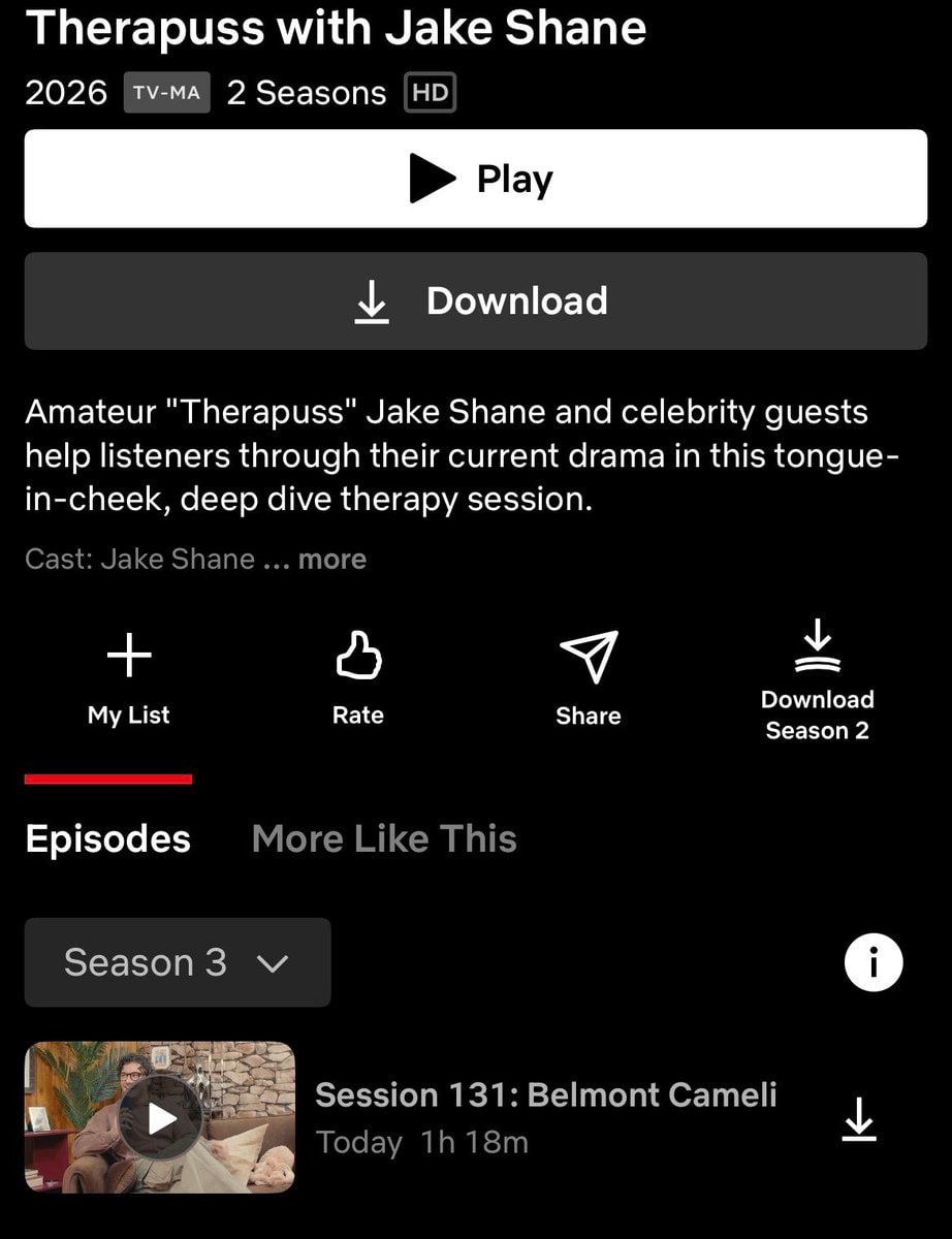 Belmont Cameli Therapuss Jake Shane Netflix (photo 1 of 2) Belmont Cameli Therapuss Jake Shane Netflix (photo 1 of 2)