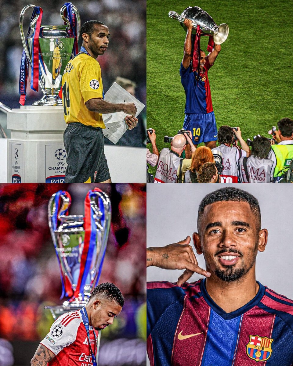 Thierry Henry Gabriel Jesus Barcelona move Thierry Henry Gabriel Jesus Barcelona move