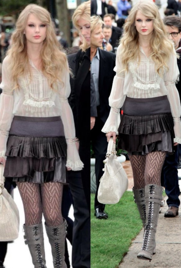 Taylor Swift at Roberto Cavalli 2010