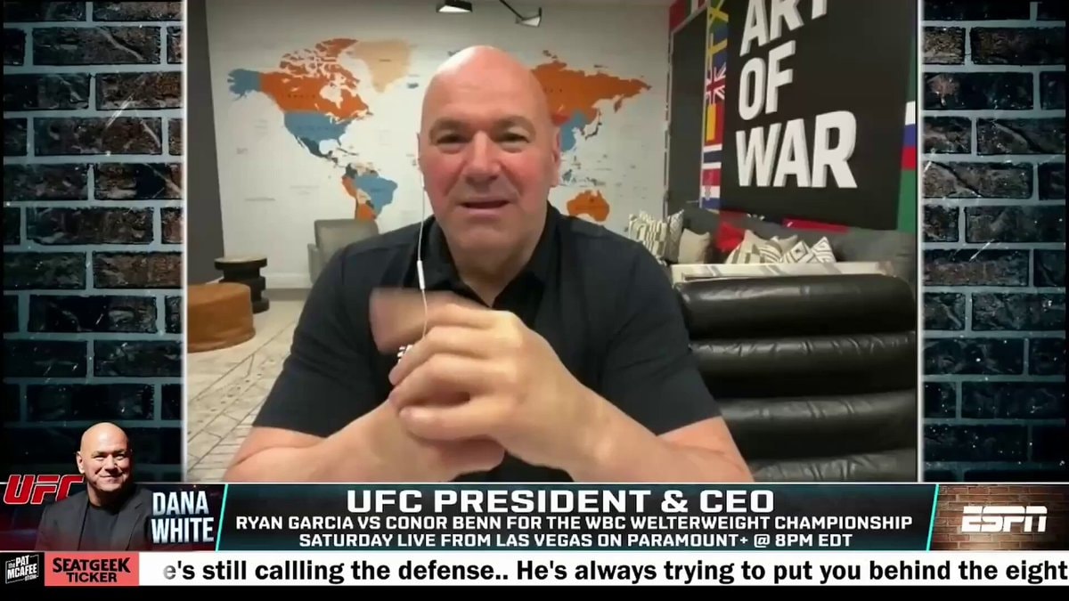Dana White Mount Rushmore denial Dana White Mount Rushmore denial