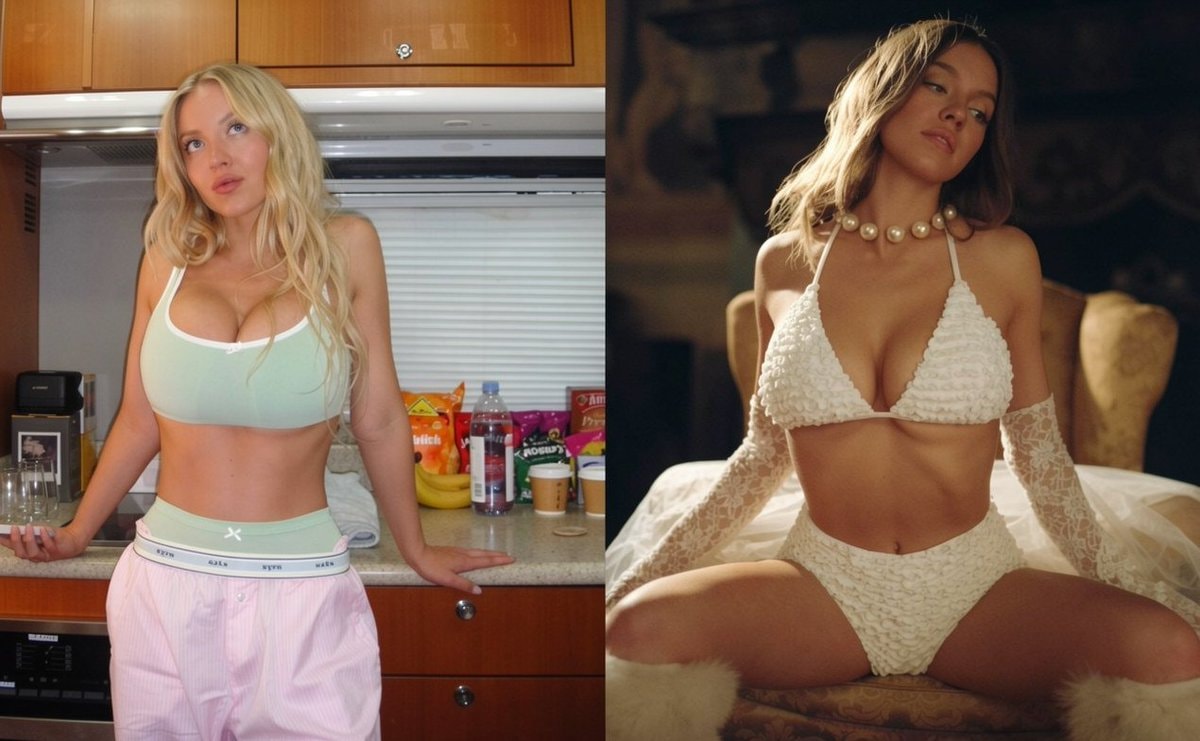 Sydney Sweeney off screen vs on screen