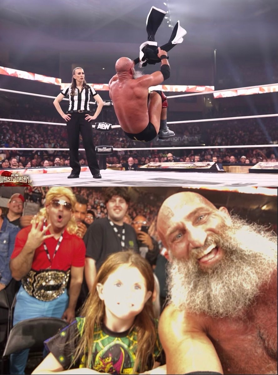 Tommaso Ciampa and Willow at AEW WrestleDream