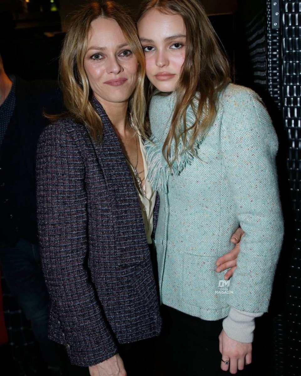 Lily-Rose Depp and Vanessa Paradis