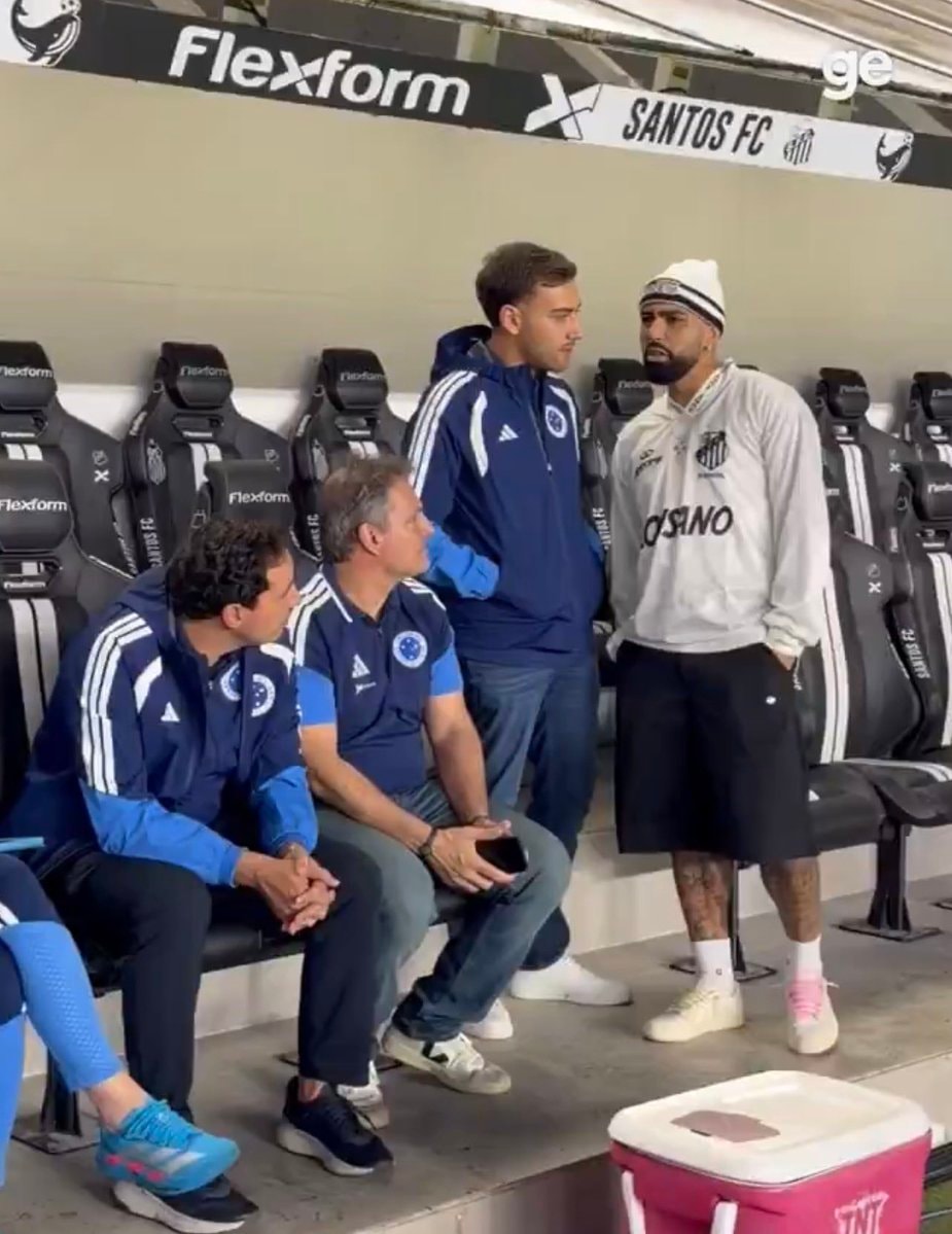 Gabigol meeting Minas Gerais board