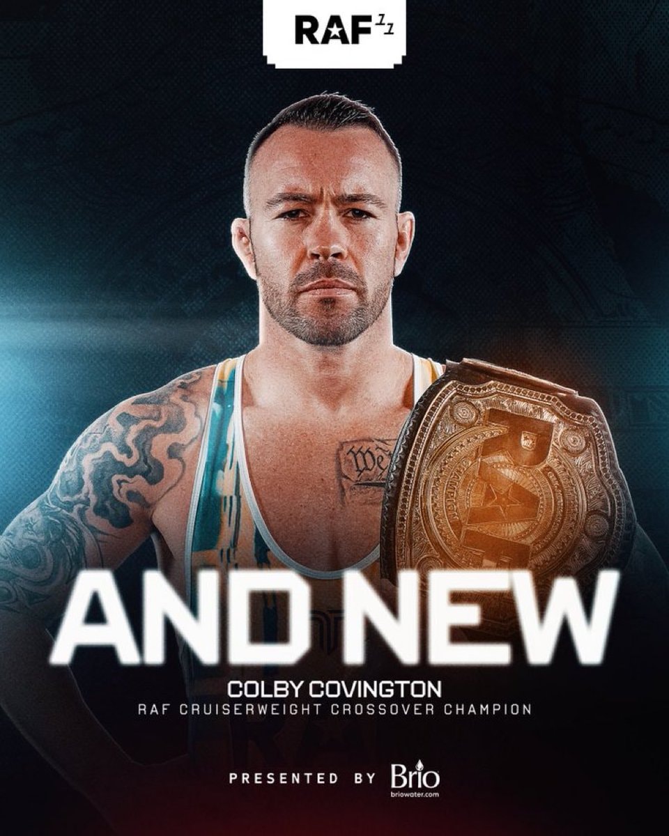 Colby Covington RAF champion