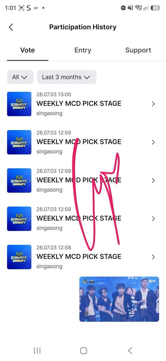 V8 singasong MCD Pick Stage voting (photo 3 of 4)