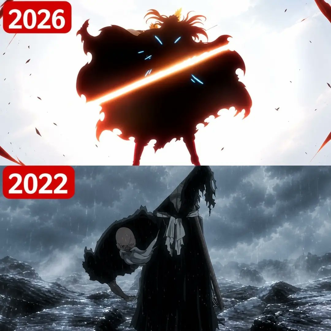 anime visual comparison 2022 vs 2026