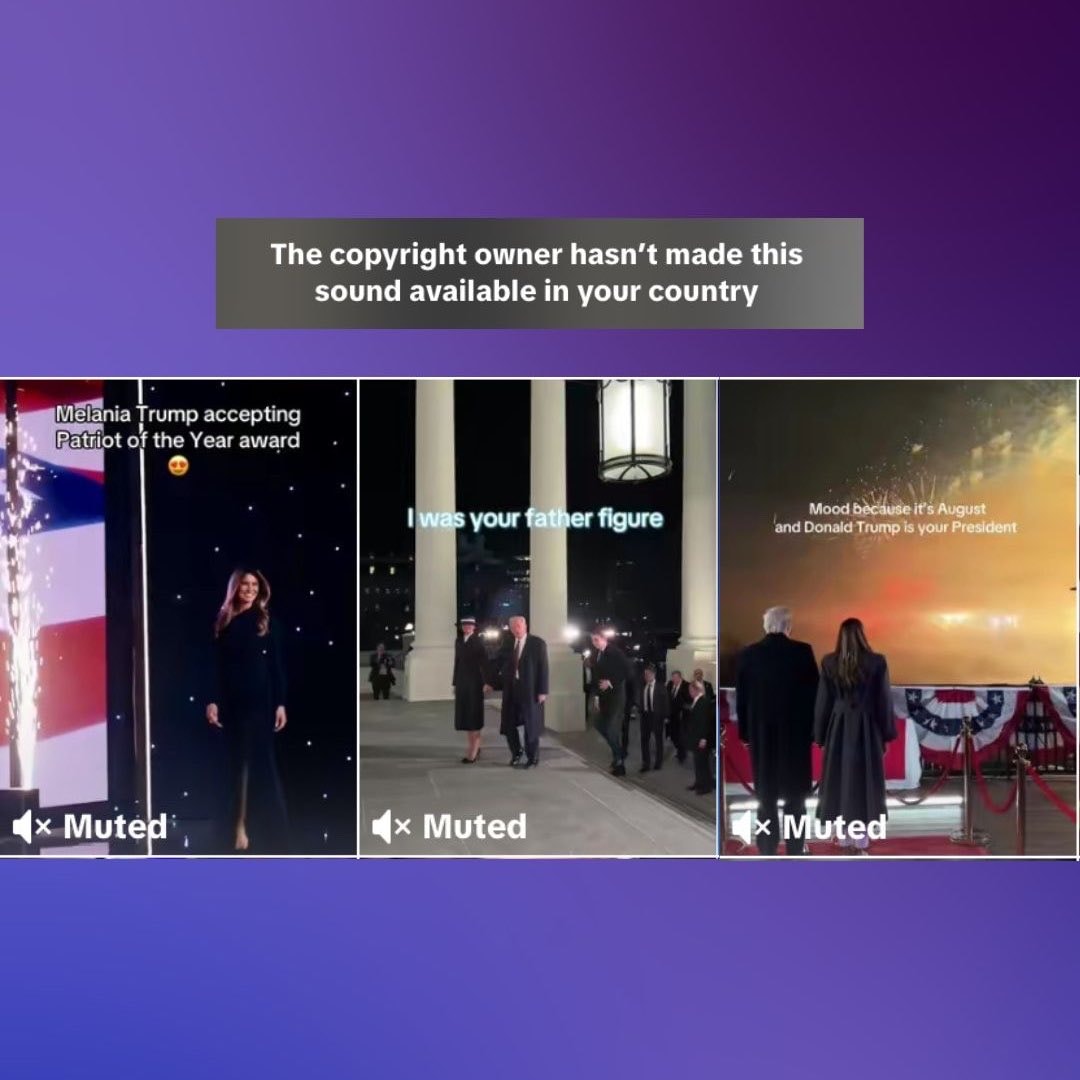 Taylor Swift removes song audio from Trump TikTok (photo 2 of 2)
