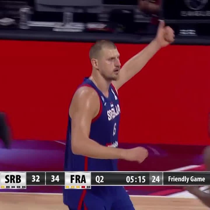 Nikola Jokic SRBIJA vs FRA