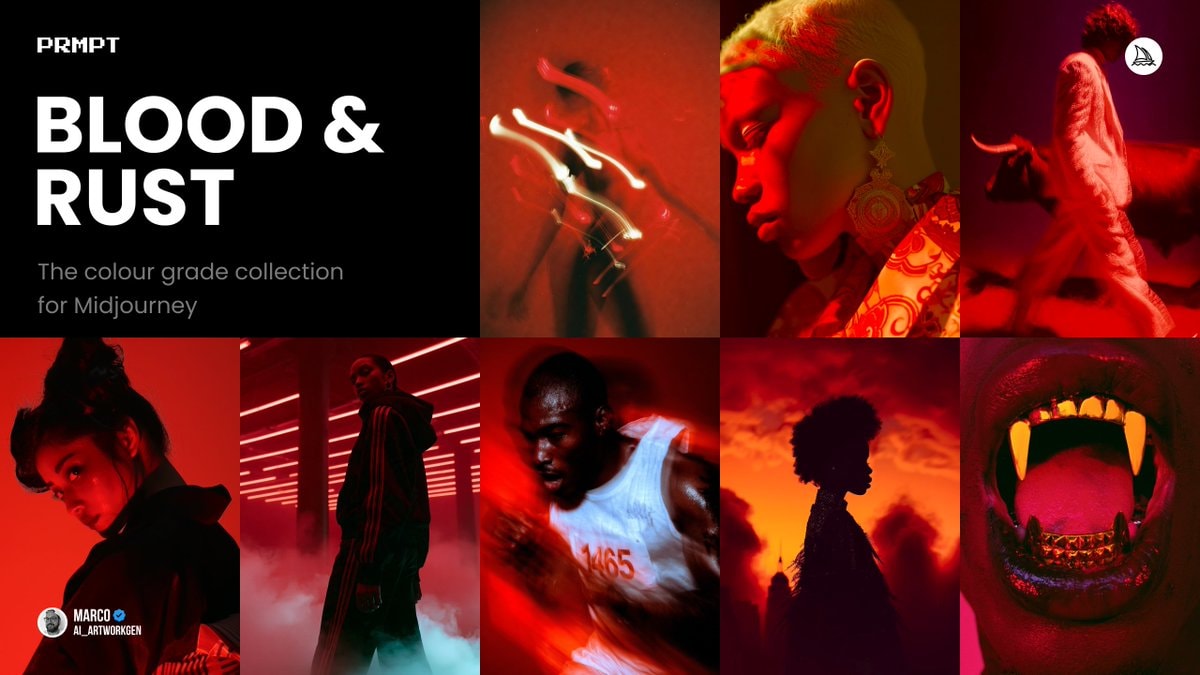 Blood & Rust colour grade collection