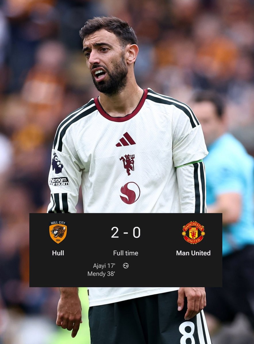 Bruno Fernandes Hull City loss