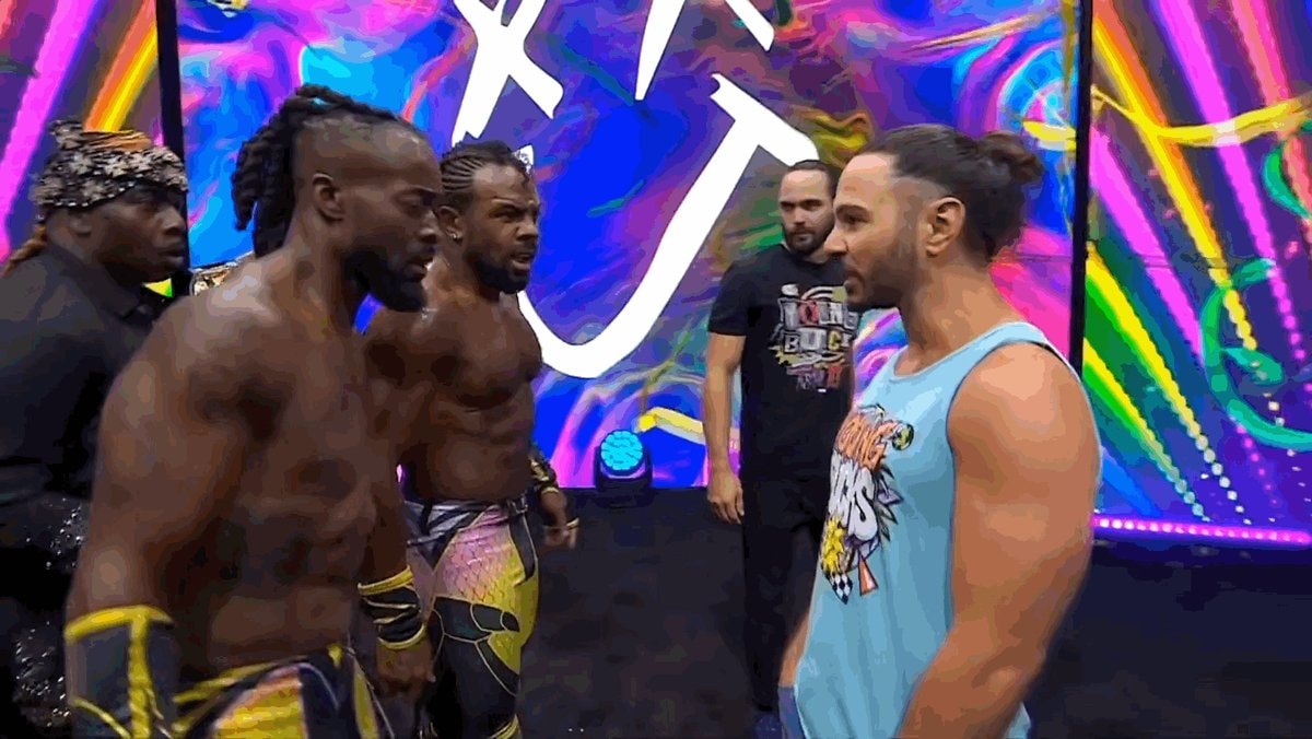 Young Bucks face off confrontation