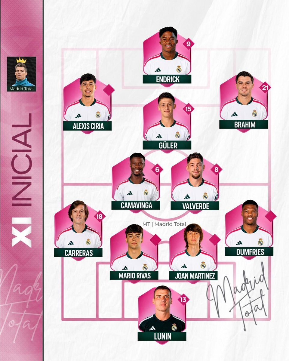 Real Madrid XI vs Ferencváros Real Madrid XI vs Ferencváros