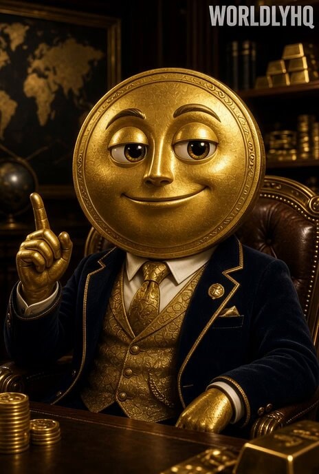 gold coin character gold coin character