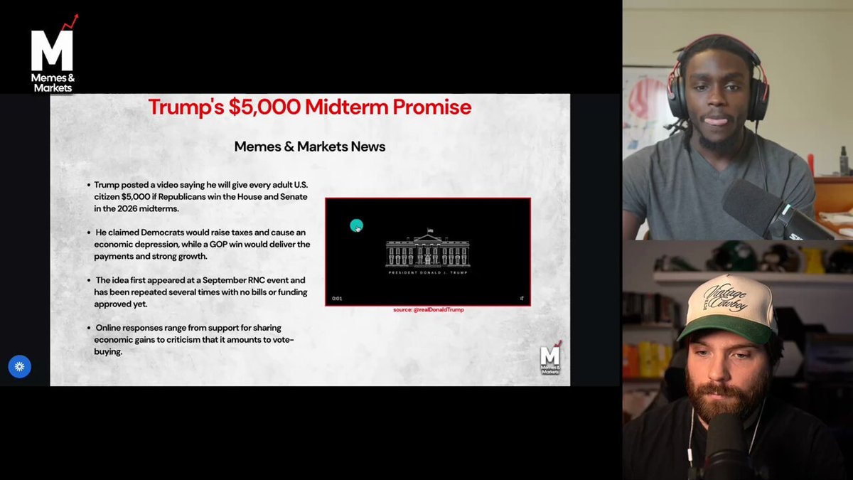 Trump $5,000 Midterm Promise