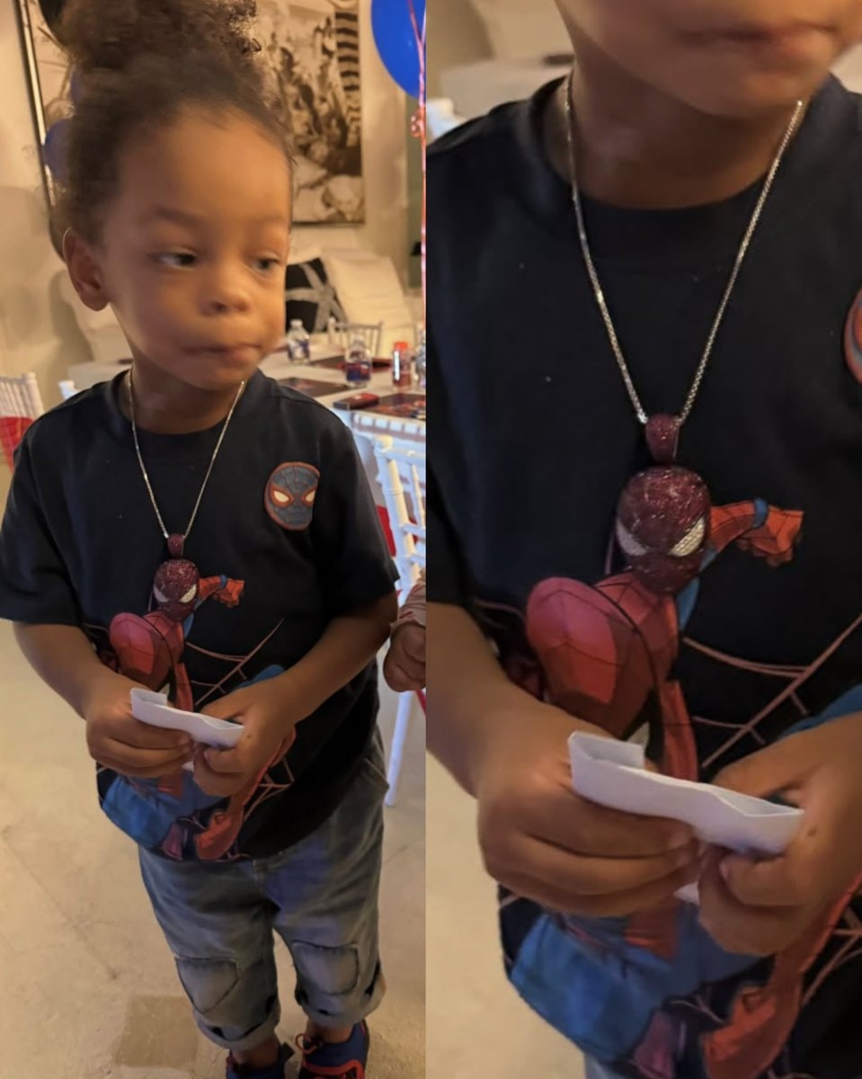 Riot iced out Spider-Man chain