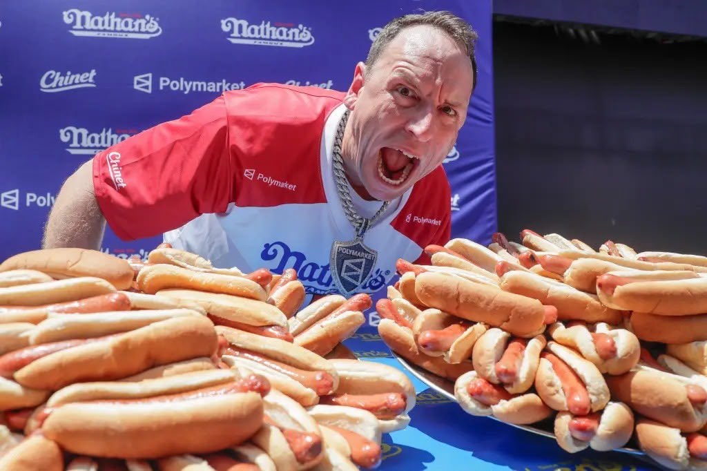 Joey Chestnut 18th Nathan's win