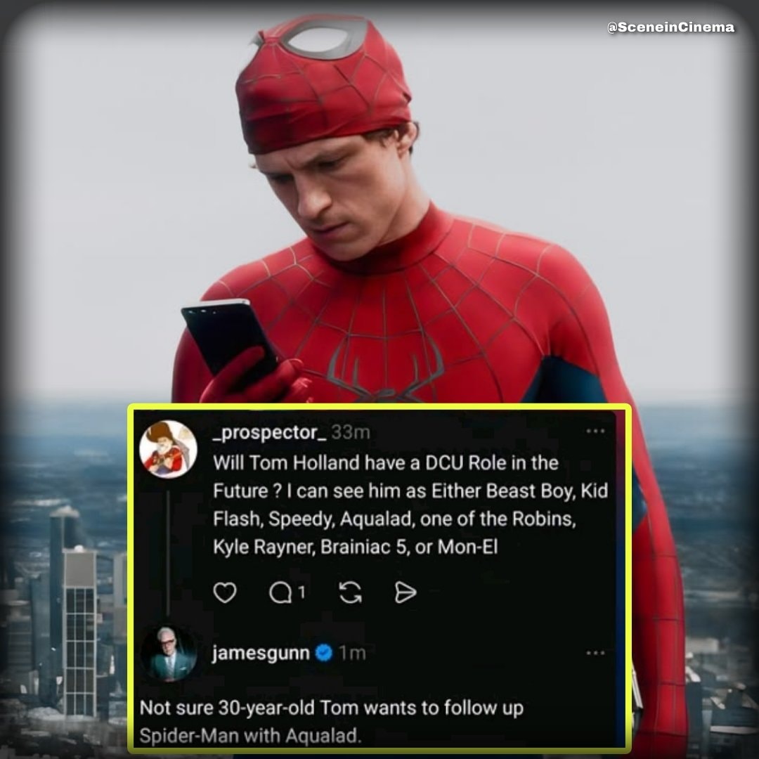 James Gunn on Tom Holland DCU role