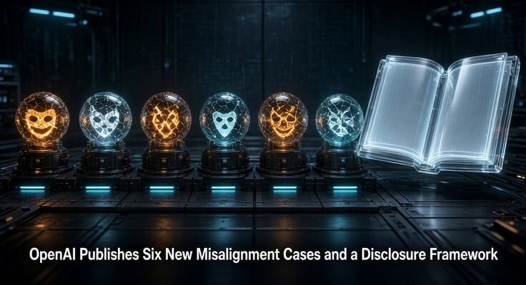 OpenAI six misalignment cases and disclosure framework