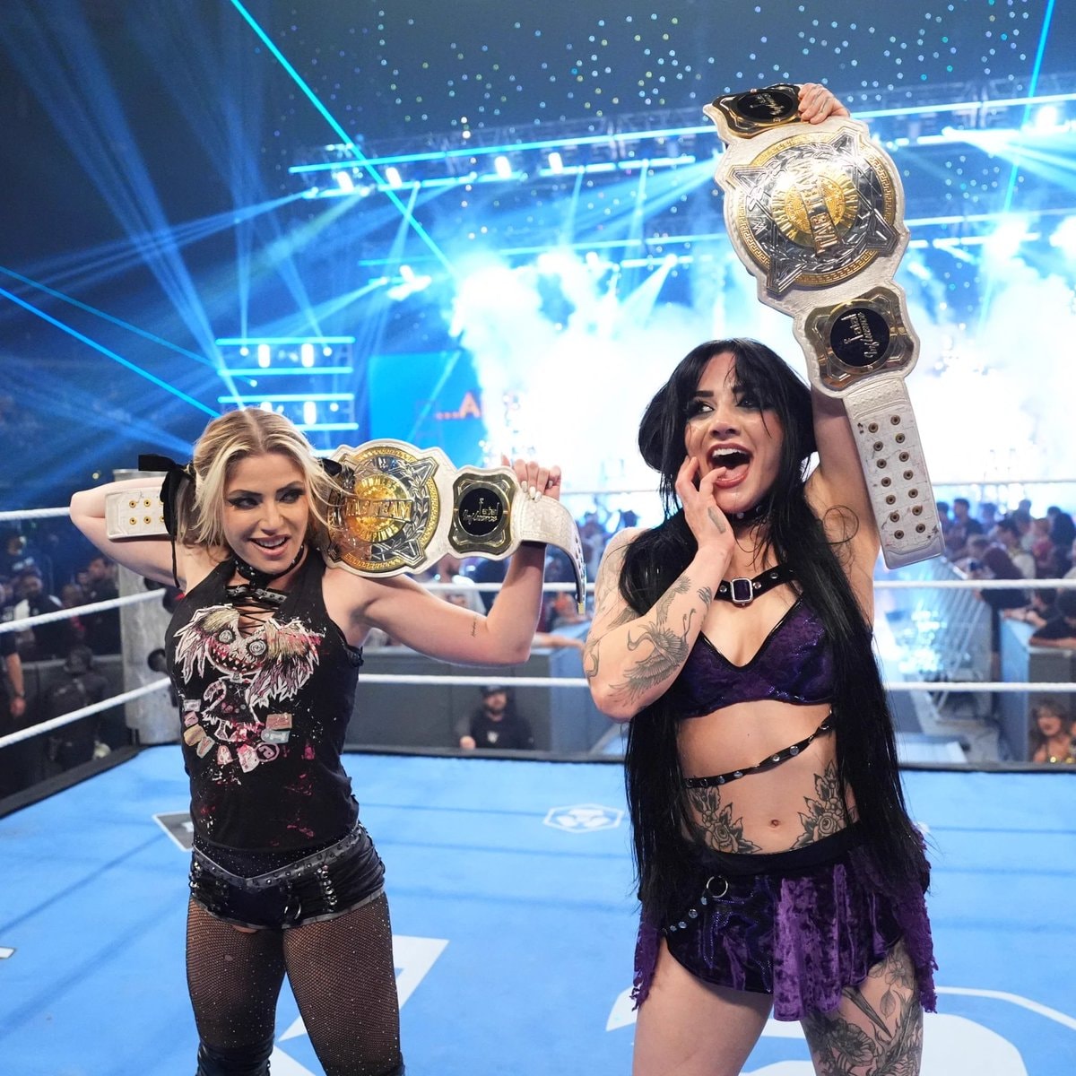 Alexa Bliss and Tatum Paxley WWE Women's Tag Team title reign ends