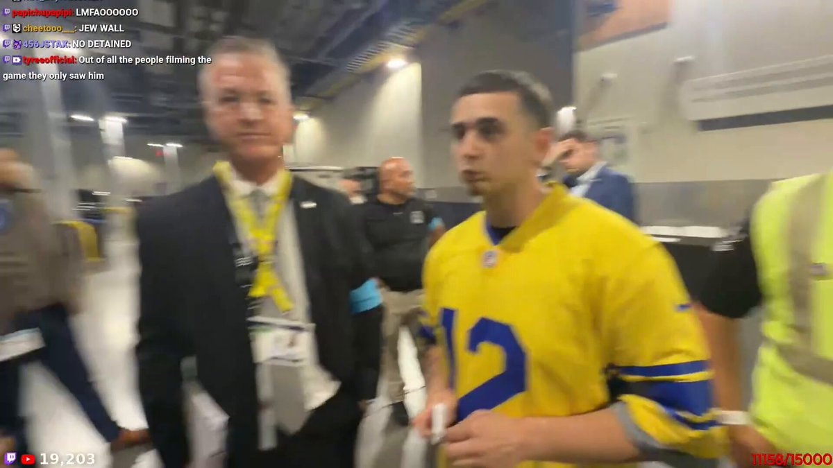 Lacy detained at NFL stadium