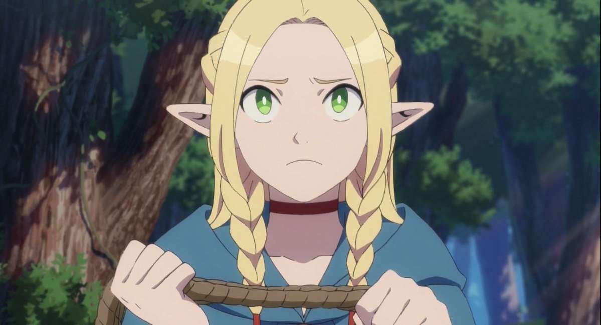 Marcille Dungeon Meshi hairstyle changes